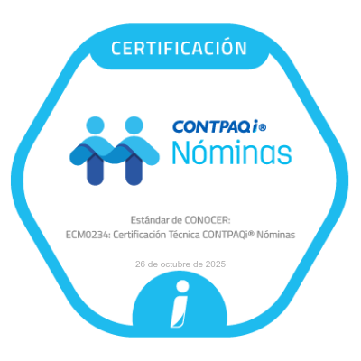 Certificación técnica CONTPAQi Nóminas