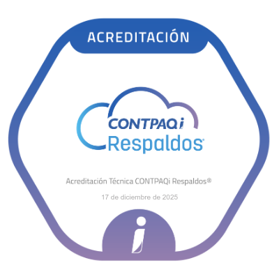 Acreditación técnica CONTPAQi Respaldos