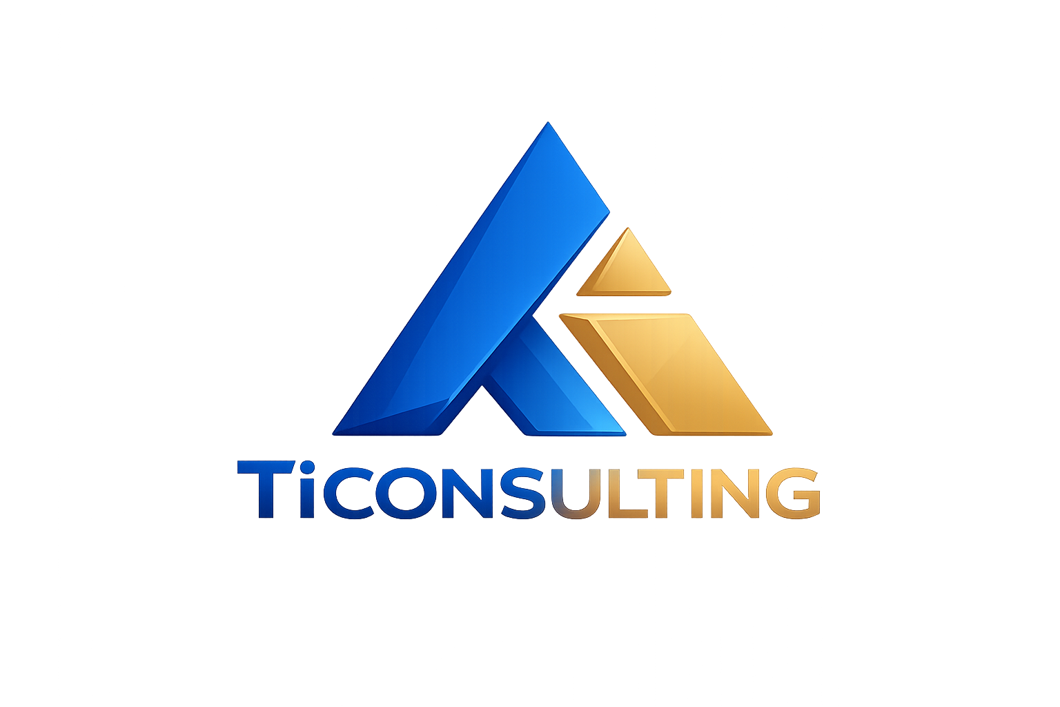 Isotipo tridimensional de TiConsulting
